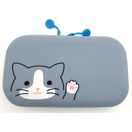 Lihit Lab Puni Labo Flat Zipper Pouch Cute Animal Design Organizer - Retail Maharaj