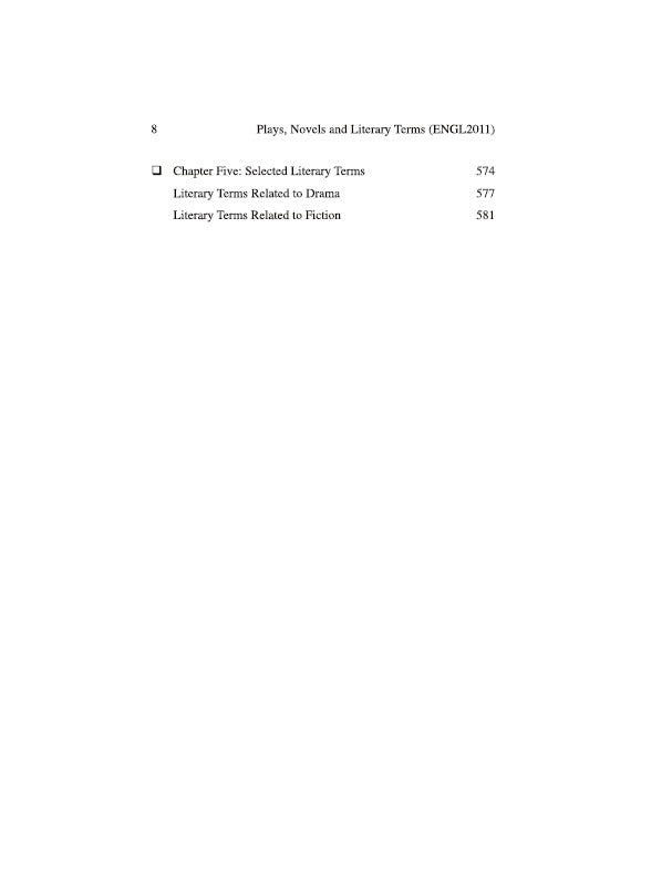 PLAYS, NOVELS AND LITERARY TERMS (ENGL2011) (Text with Critical Companion) SEM-2, B.U.(English Version) - Retail Maharaj