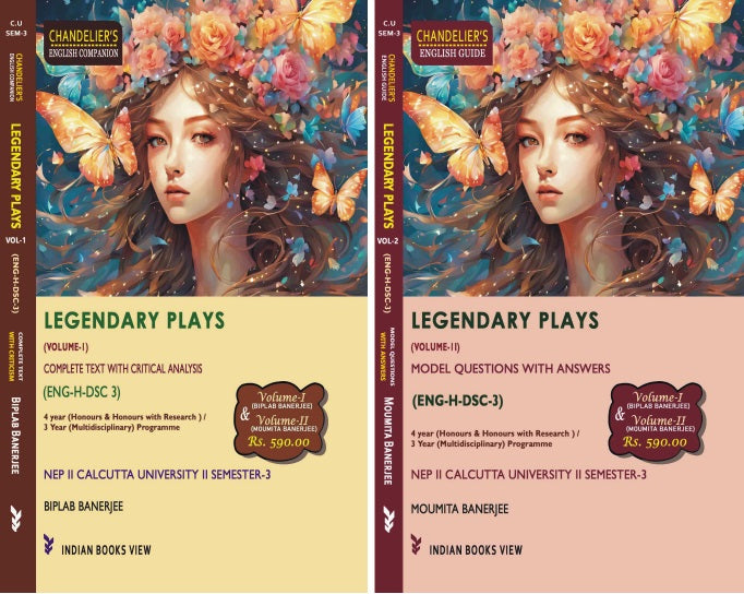 Legendary Plays (DSC-3) (Vol-1) & Model Q&A (Vol-2), Semester-3, C.U (English Version) - Retail Maharaj