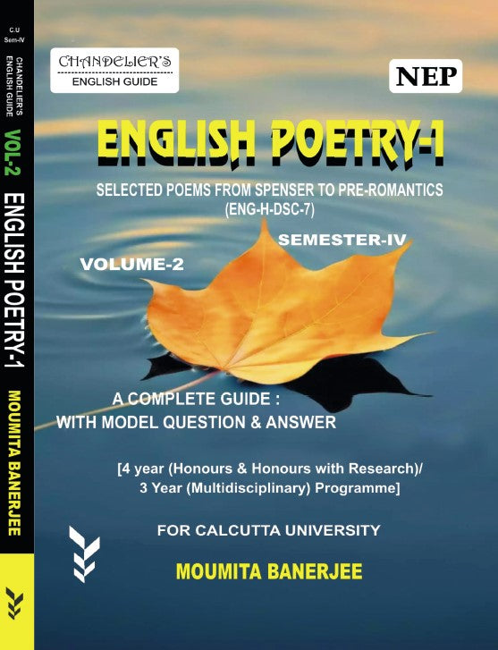 English Poetry-1 (Vol-2) (ENG-H-DSC-7) – A Complete Guide with Model Question & Answer, SEM-4, CU (English Version) - Retail Maharaj