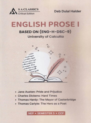 English Prose-1 (English Version) (Critical Edition) (ENG-H-DSC-9) Semester-5, C.U. - Retail Maharaj