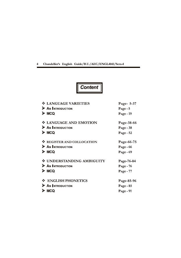 Language and Creativity (AEC) – Complete Text with Critical Discussion, SEM-4, BU (English Version) - Retail Maharaj