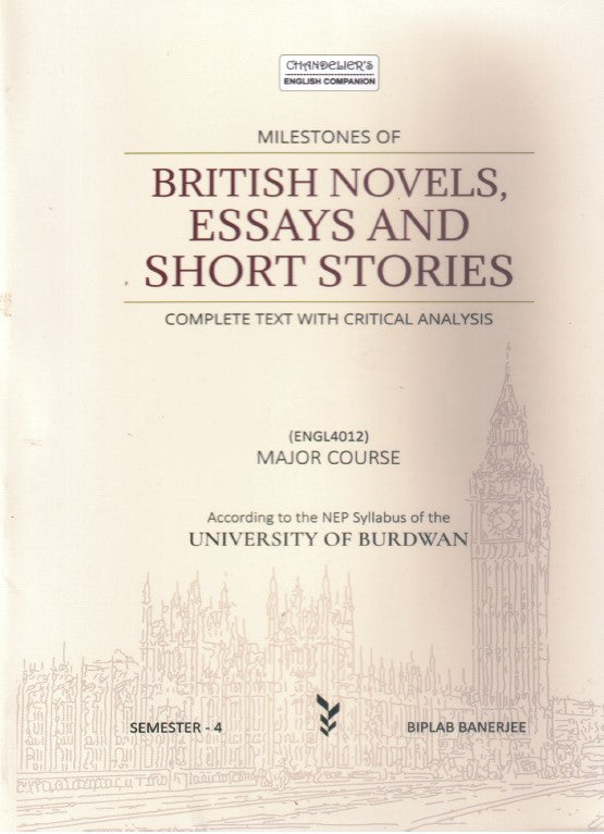 British Novels, Essays and Short Stories – Complete Text with Critical Discussion, SEM-4, BU (English Version) - Retail Maharaj
