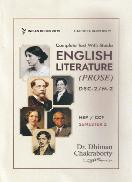 English Literature (Prose) (Complete Text with Guide) DSC-2/M-2, Sem-2, C.U (English Version)