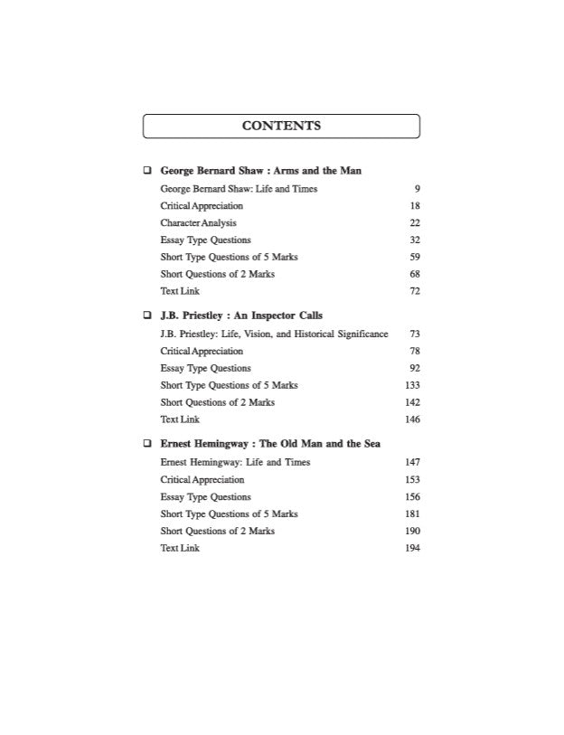 Plays, Novels and Literary Terms (Minor Course) (ENGL 2021) Text with MCQ, Sem-2, BU (English Version)