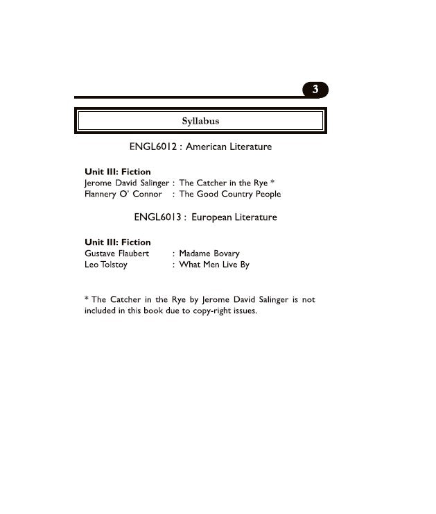 Fiction from American & European Literature – Complete Text with Critical Analysis (ENGL6012 & ENGL6013) SEM-6, BU (English Version) - Retail Maharaj