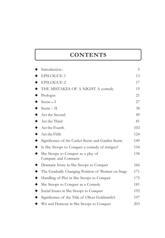 Oliver Goldsmith She Stoops to Conquer (English Version) (Text with Critical) - Retail Maharaj