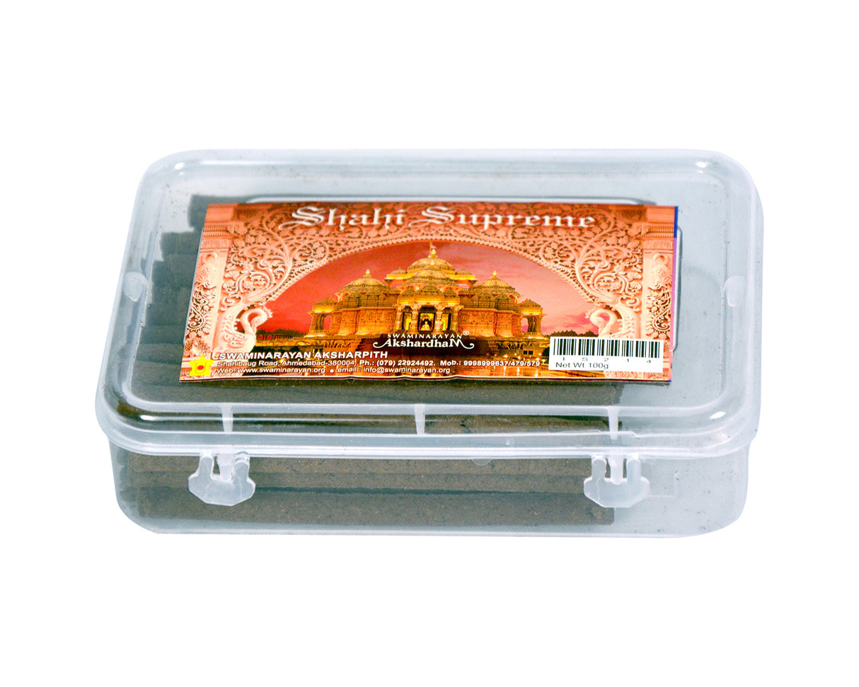 Shahi Supreme Dhoop Stick 4" Stick | Plastic Container