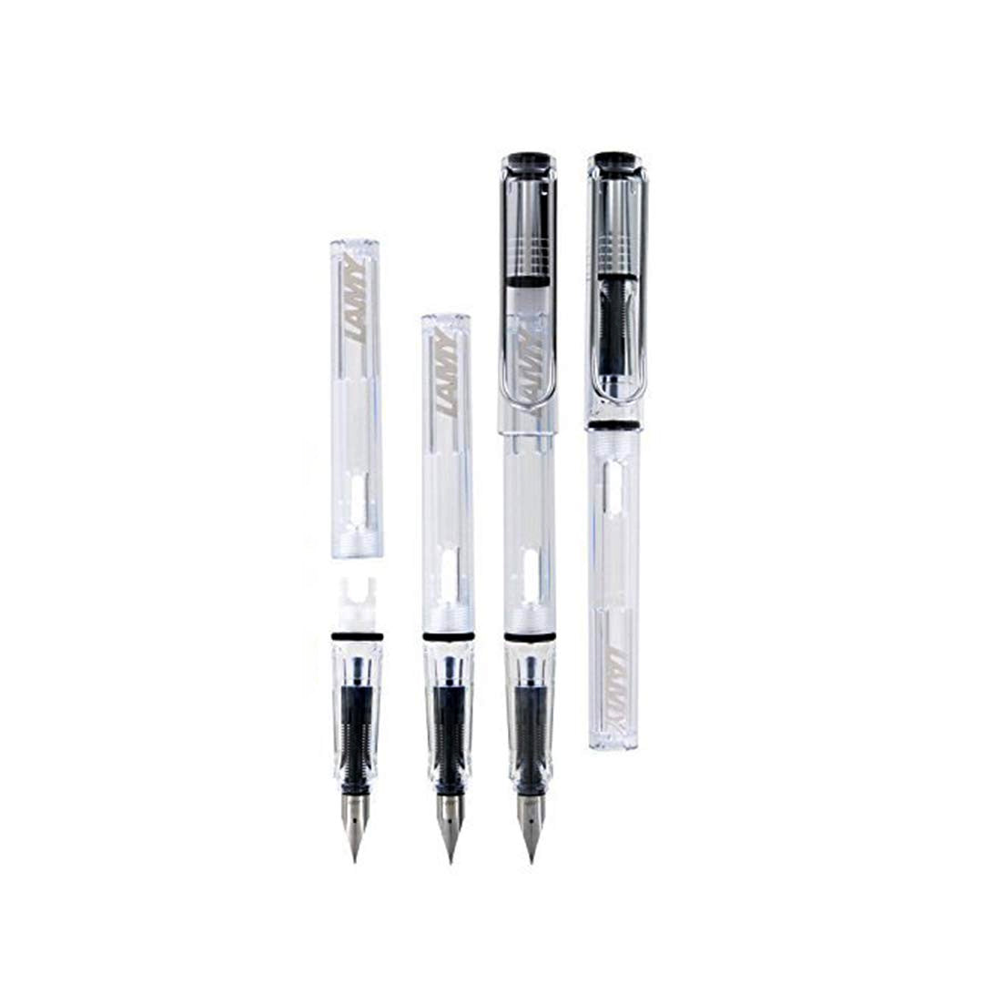 Lamy Vista Clear Demonstrator Fountain Pen with Stainless Steel Nib - Retail Maharaj