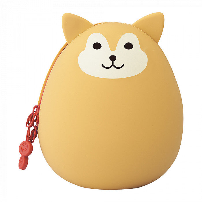 Lihit Lab PuniLabo Egg Shape Silicone Pouch Upright Stationery Organizer - Retail Maharaj