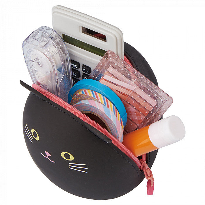 Lihit Lab PuniLabo Egg Shape Silicone Pouch Upright Stationery Organizer - Retail Maharaj