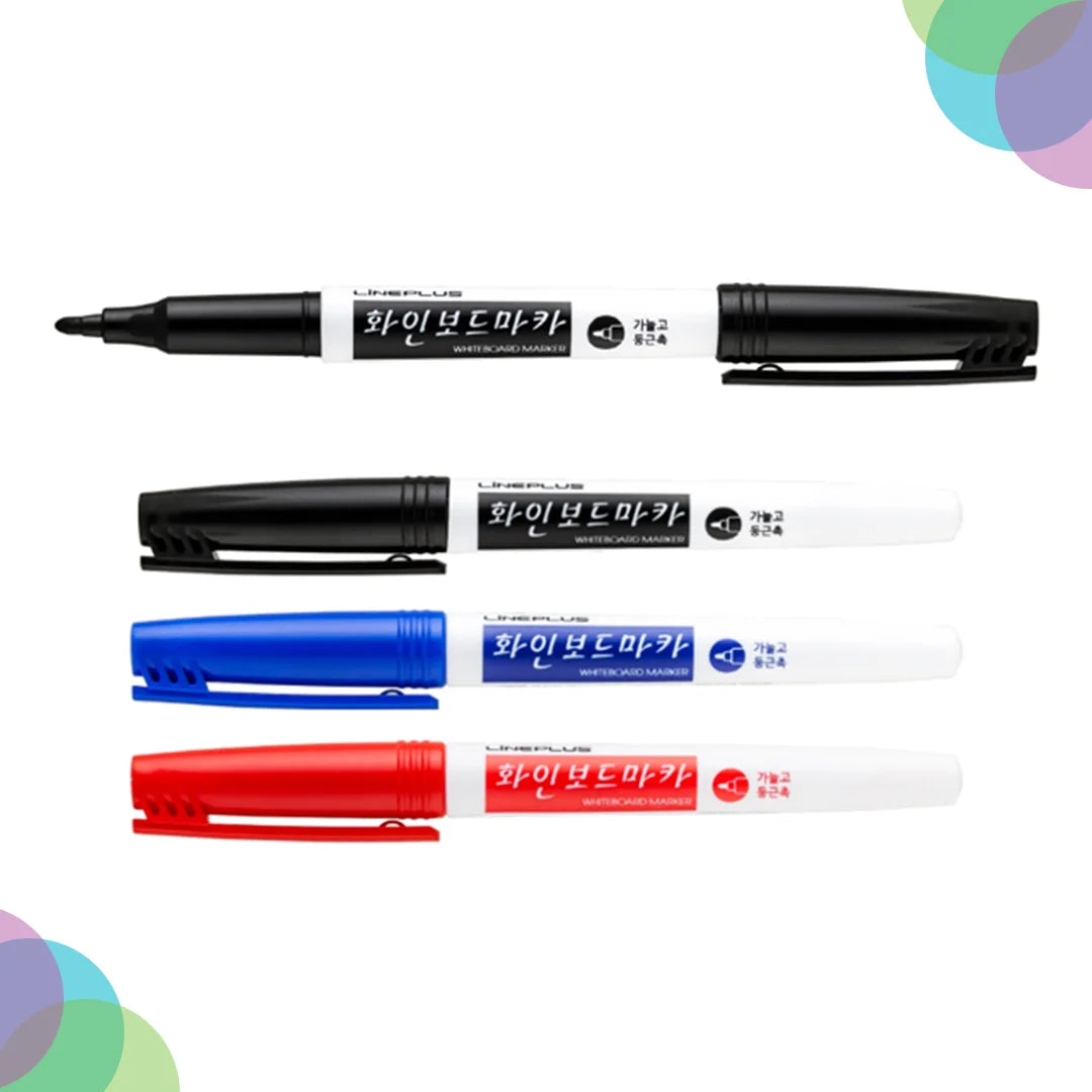Lineplus White Board Marker Fine Individual for Clear and Precise Writing - Retail Maharaj