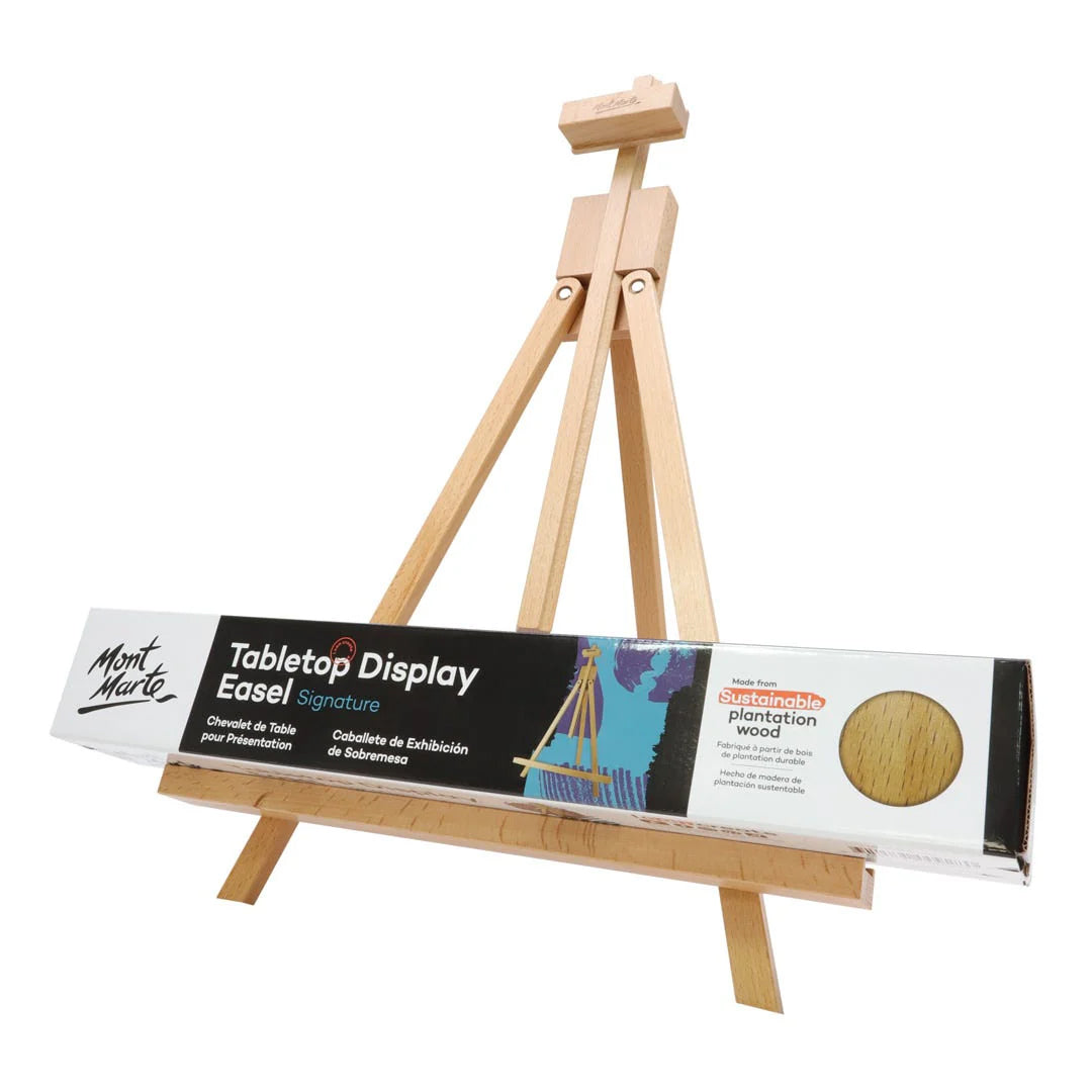 Mont Marte Signature Tabletop Display Easel for Art and Presentation - Retail Maharaj