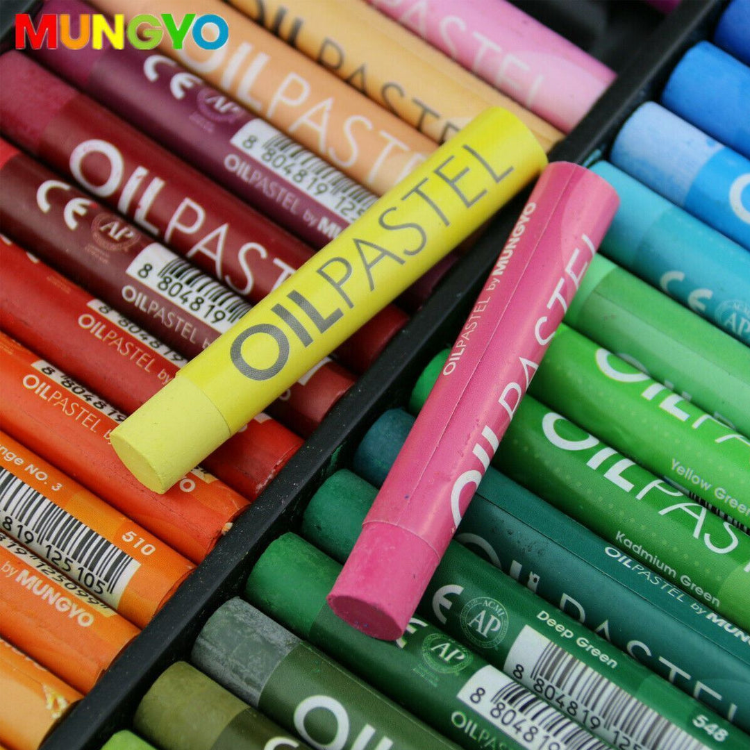 Mungyo Artists Oil Pastels Professional Colour Set 24 36 48 Shades - Retail Maharaj