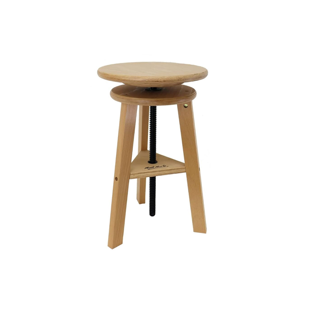 Mont Marte Adjustable Beech Wood Artist Easel Stool - Retail Maharaj