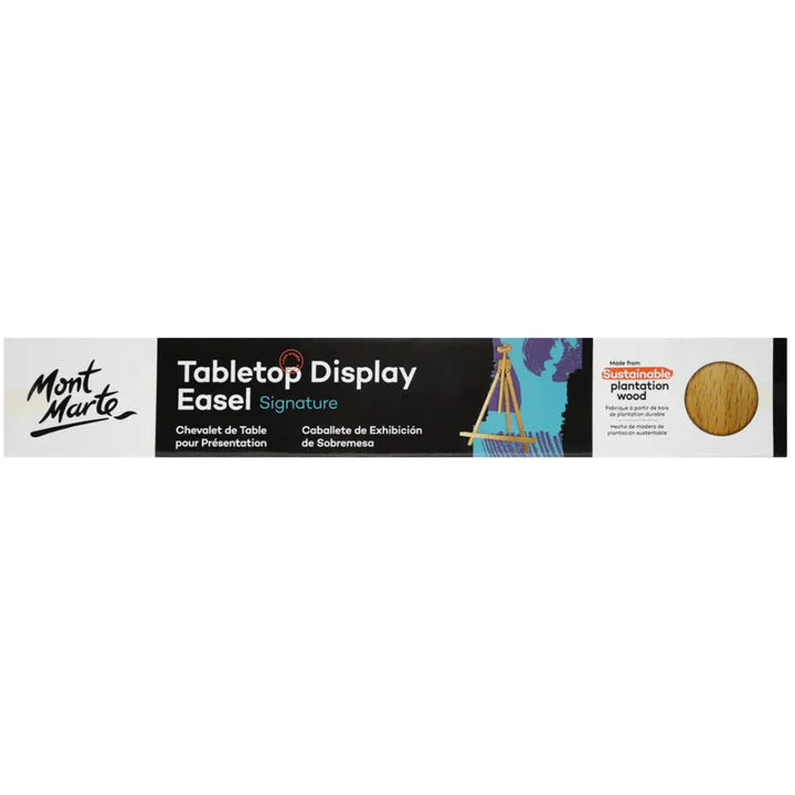 Signature Tabletop Display Easel Stand for Canvas and Artwork Presentation - Retail Maharaj