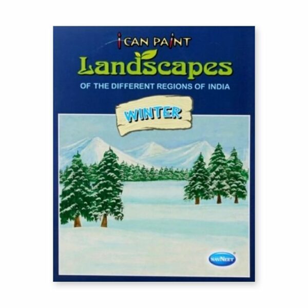 Navneet I Can Paint – Landscapes: Winter Edition for Beginners - Retail Maharaj