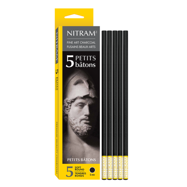 Nitram Petits Batons Extra Soft Charcoal - Retail Maharaj