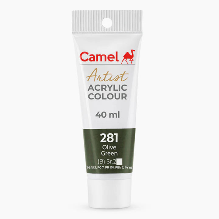 Camel Artist Acrylic Colours (Individual Tube of 40ml) - Retail Maharaj
