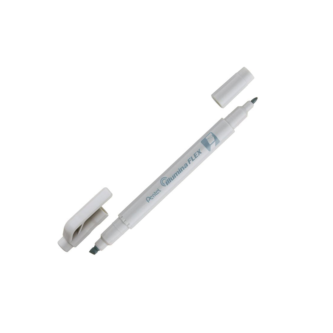 Pentel Illumina Flex Twin Tip Pastel Highlighter Dual Tip Marker - Retail Maharaj