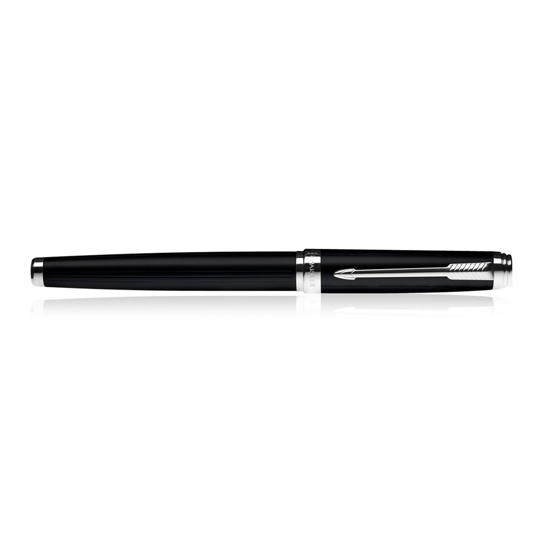 Parker Ambient Lacque Black Chrome Trim Rollerball Pen - Retail Maharaj