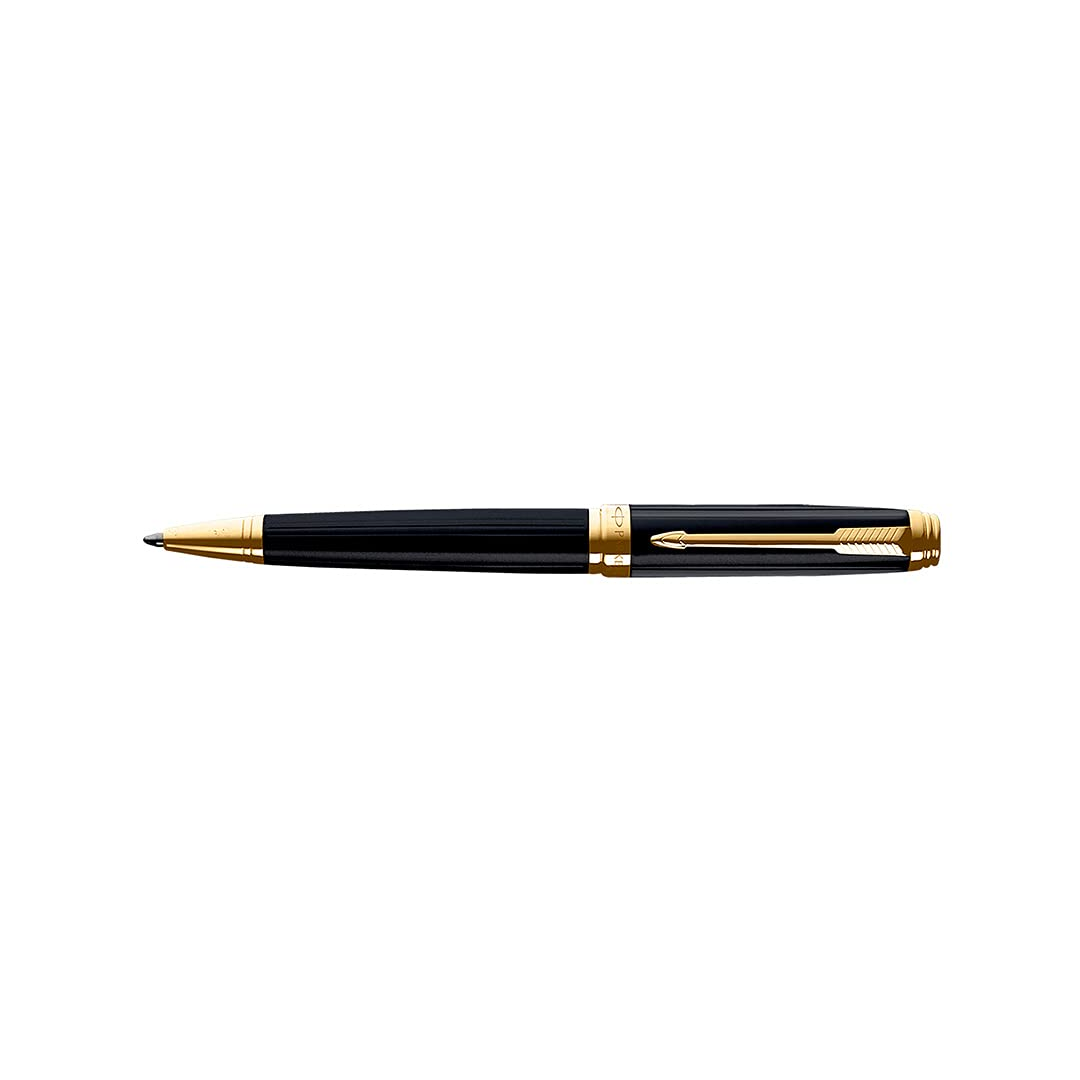 Parker Ambient Lacque Black Gold Trim Ballpoint Pen - Retail Maharaj