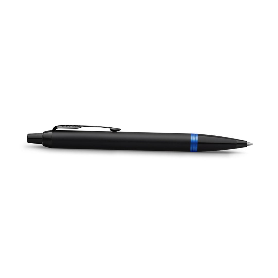 Parker IM Professional Marine Blue Black Trim Medium Ballpoint Pen - Retail Maharaj