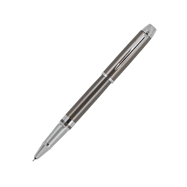 Parker Odyssey Gun Metal Rollerball Pen with Chrome Trim - Retail Maharaj