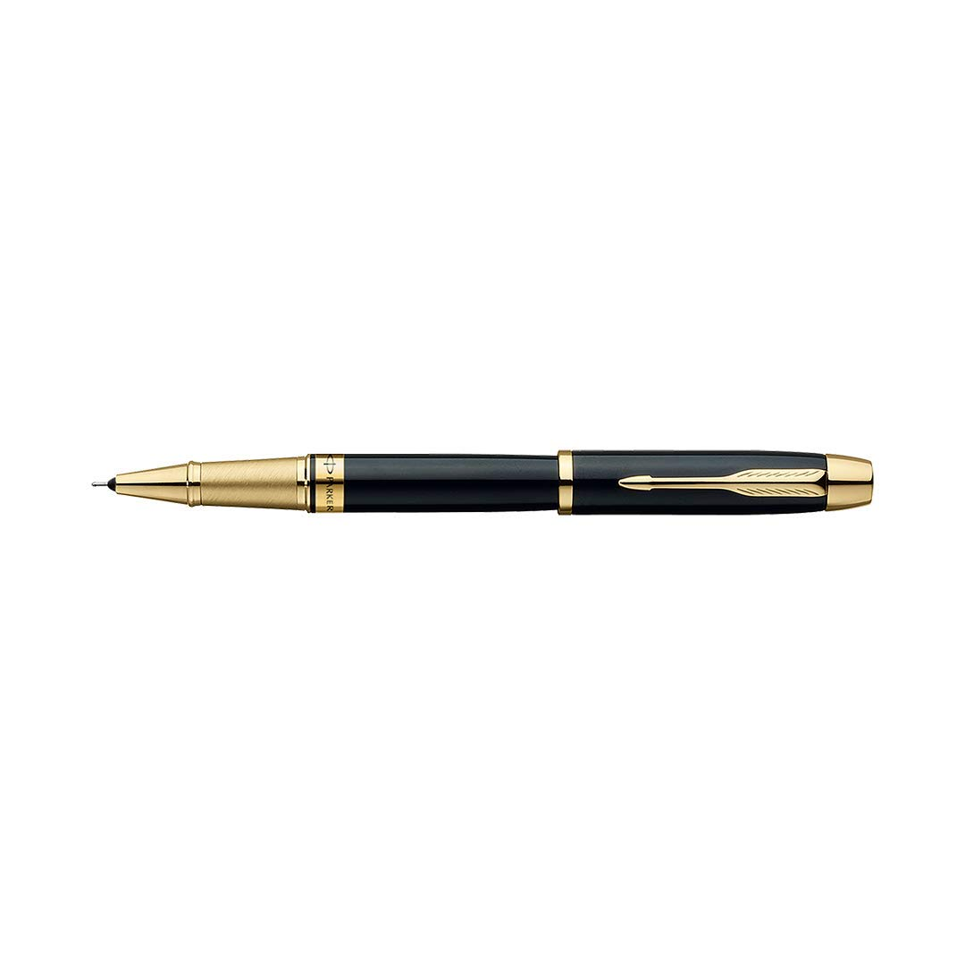 Parker Odyssey Lacque Black Rollerball Pen with Gold Trim - Retail Maharaj