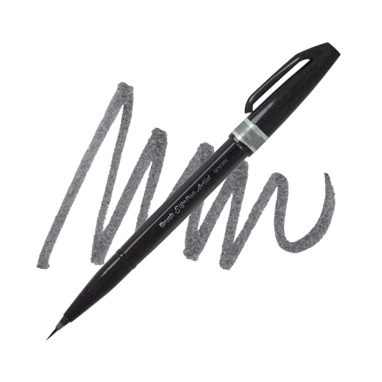 Pentel Touch Brush Sign Pen Artist Extra Fine Brush Tip - Retail Maharaj