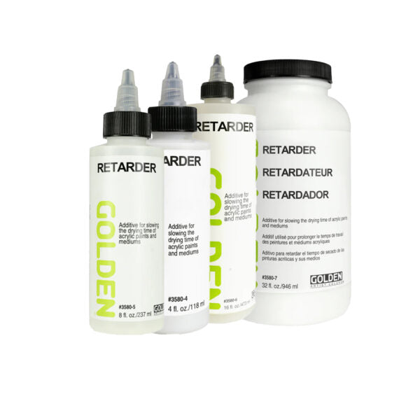 Golden Acrylic Retarder Medium for Extended Drying Time and Blending - Retail Maharaj