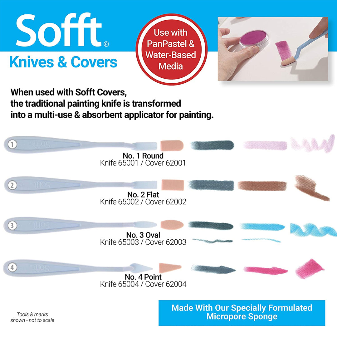 PanPastel Sofft Tools Professional Combination Set Forty Four Pieces - Retail Maharaj