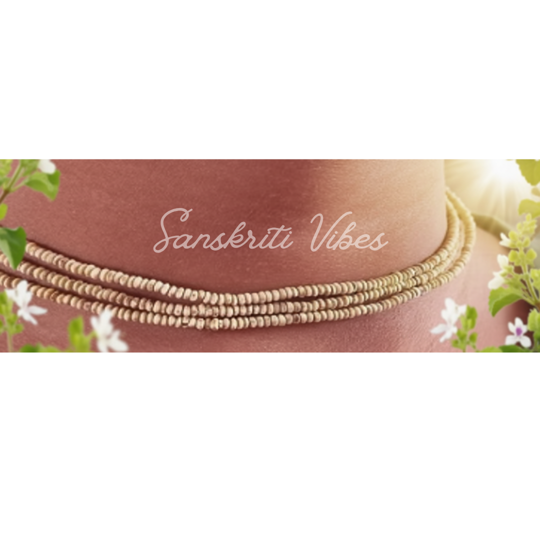 Super Fine Tiny Dark Tulsi Beads Three Round Kanthi Mala – Premium Quality for Spiritual Practices - Retail Maharaj