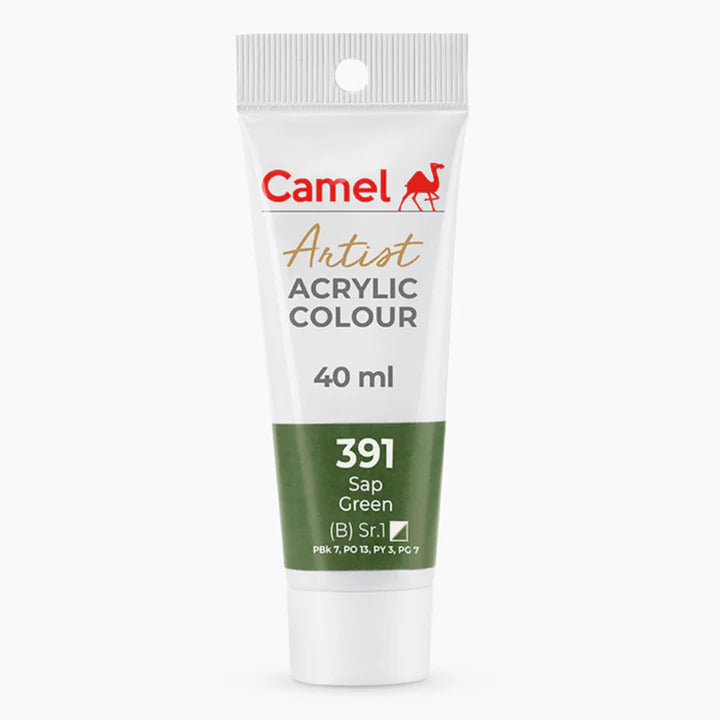 Camel Artist Acrylic Colours (Individual Tube of 40ml) - Retail Maharaj