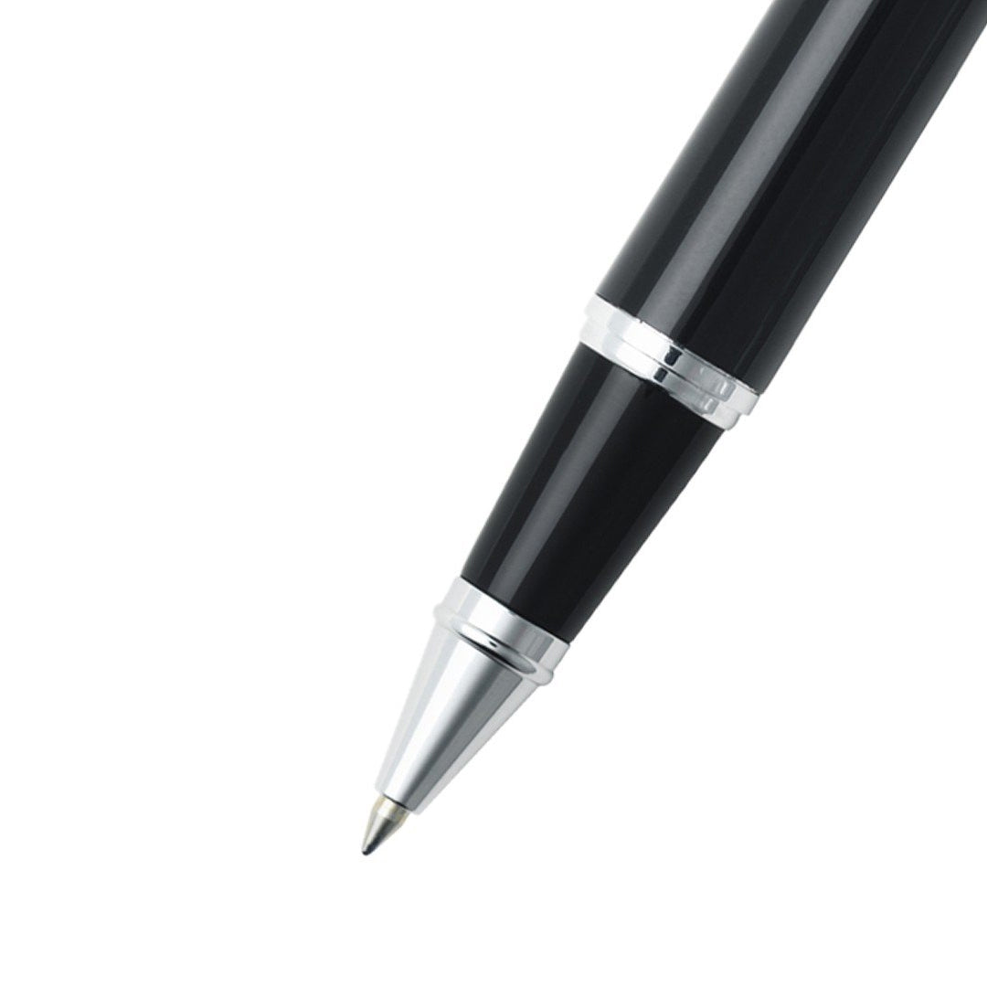 Sheaffer 300 Rollerball Pen Glossy Black with Chrome-Plated Trim - Retail Maharaj