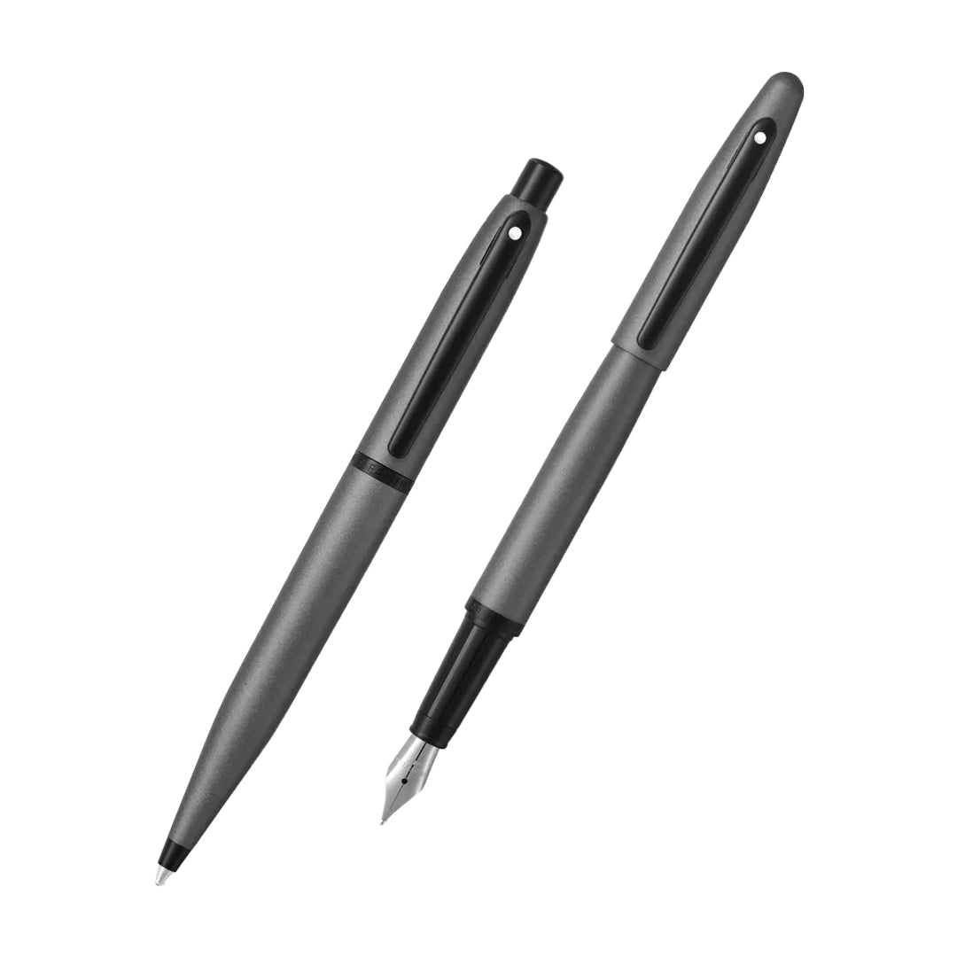 Sheaffer VFM 9424 Matte Gray Pen with Matte Black Trim - Retail Maharaj