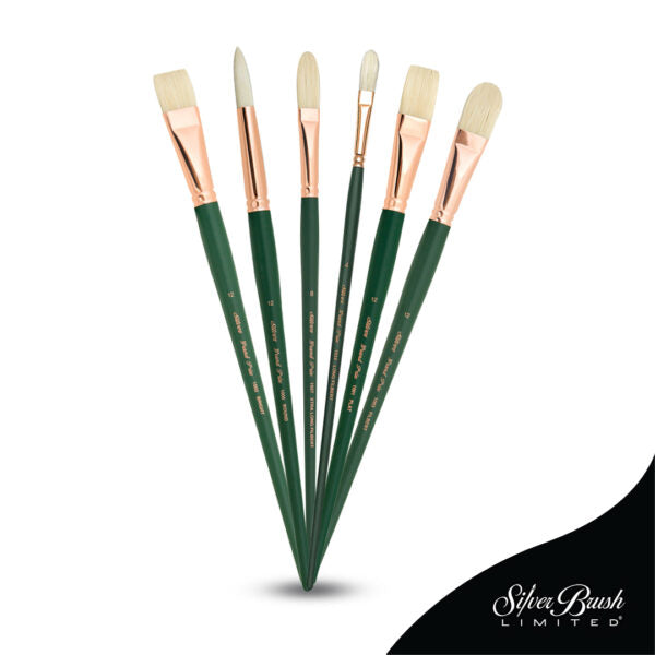 Silver Brush Grand Prix Premier Long Handle Hog Bristle Brush Open Stock - Retail Maharaj