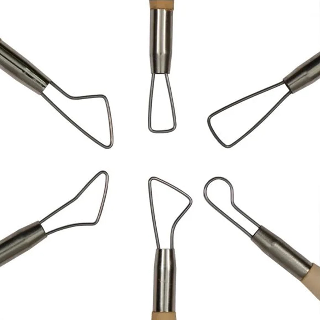 KeepSmiling Single End Tools Set for Clay / Polymer / Ceramic – Set of 6 - Retail Maharaj