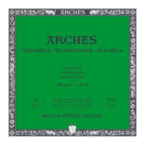 Arches Watercolour Cold Pressed 20 Sheets Blocks - Retail Maharaj