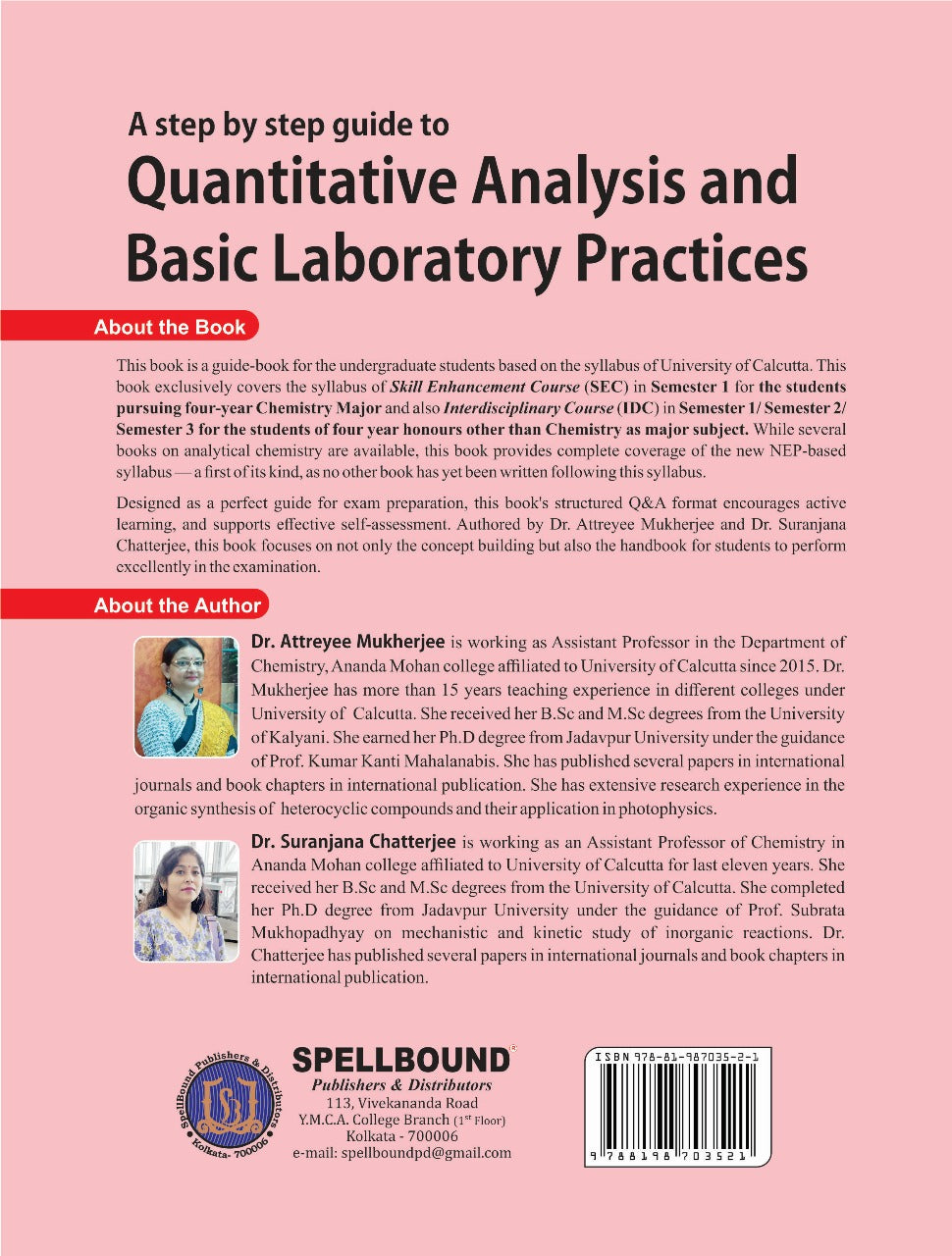 A Step by step guide to Quantitative Analysis and Basic Laboratory Practices (English Version) - Retail Maharaj