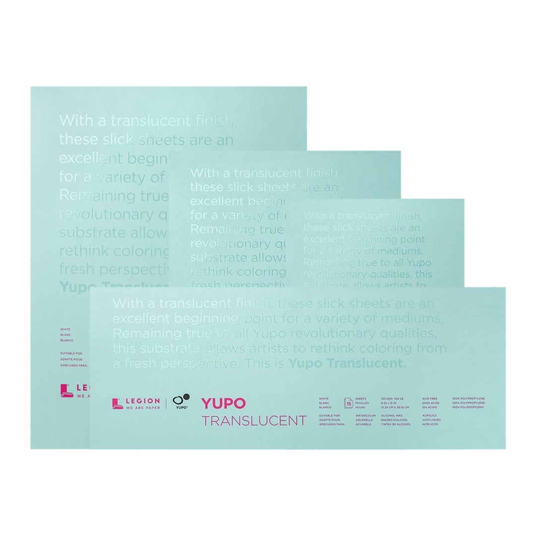 Legion YUPO® Translucent Synthetic Paper Pad – 153 GSM (Open Stock) - Retail Maharaj