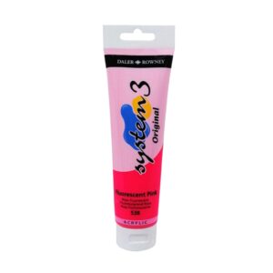 Daler Rowney System 3 Fluorescent Acrylic Colours Open Stock 150 ml - Retail Maharaj