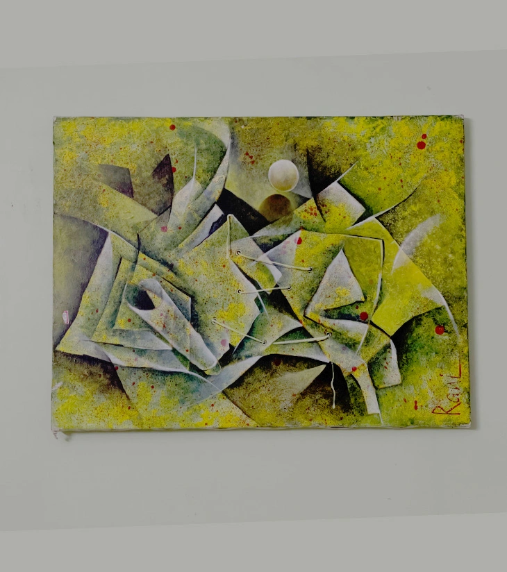 Premium Original Abstract Art – "Tangled Awakening"
