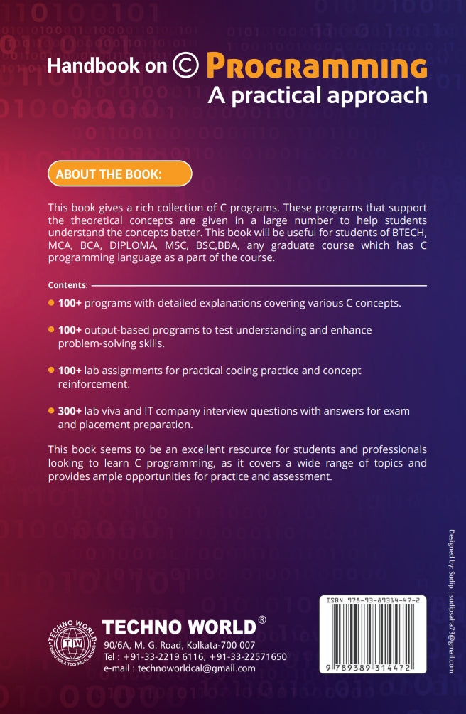 Handbook On C Programming A Practical Approach (English Version)