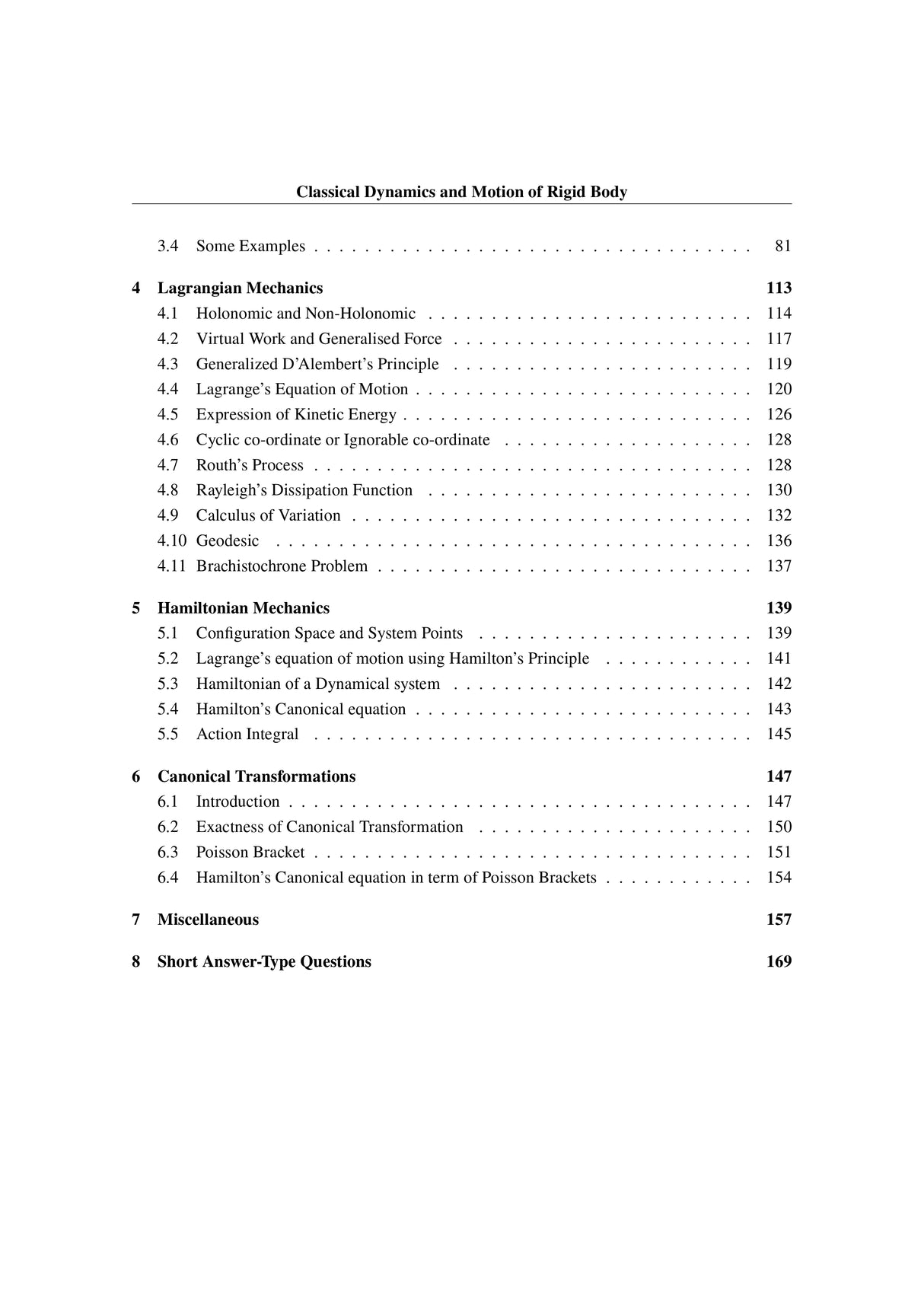 Foundations of Classical Dynamics and Motion of Rigid Body (English Version) - Retail Maharaj