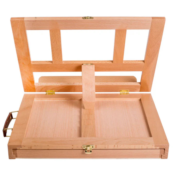Brustro Small Desk Box Easel with Storage Drawer for Painting and Sketching - Retail Maharaj