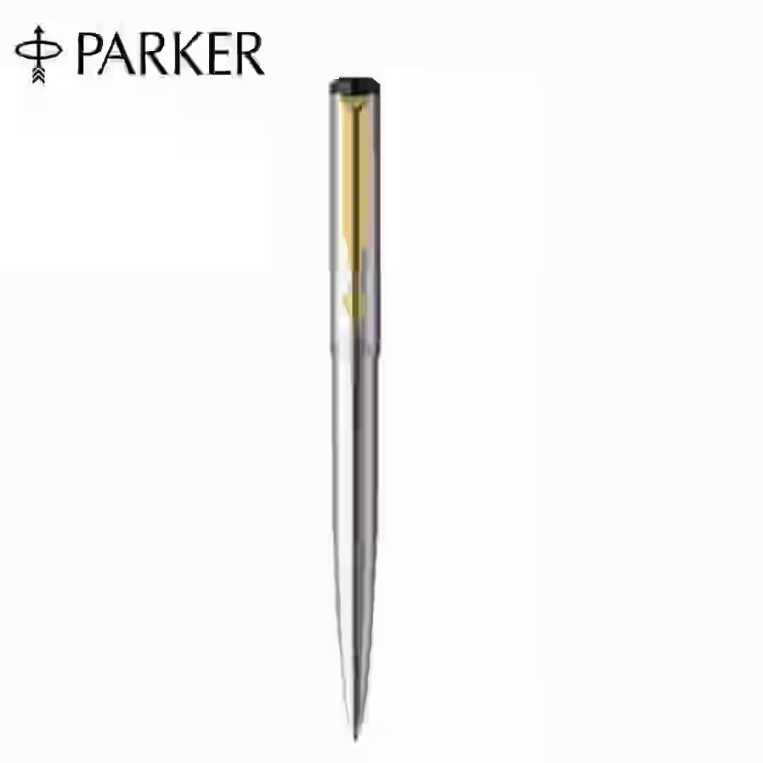 PARKER VECTOR STAINLESS STEEL| BLUE INK
