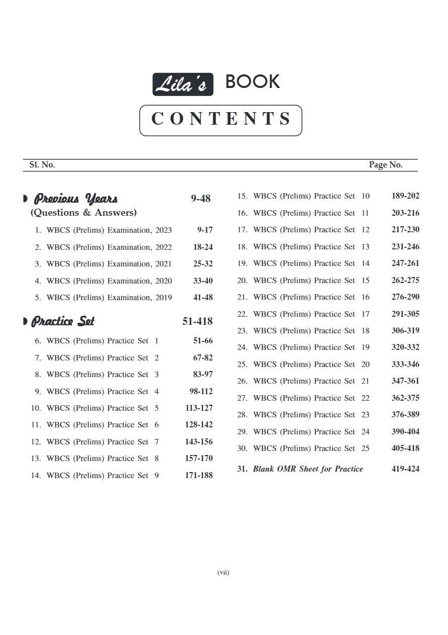 WBCS Prelims Practice Book 2025-26 (English Version) - Retail Maharaj