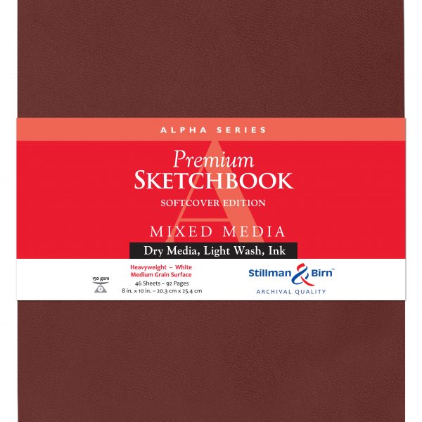 Stillman and Birn Alpha Series White Sketchbook for Dry Media Ink and Light Wash - Retail Maharaj