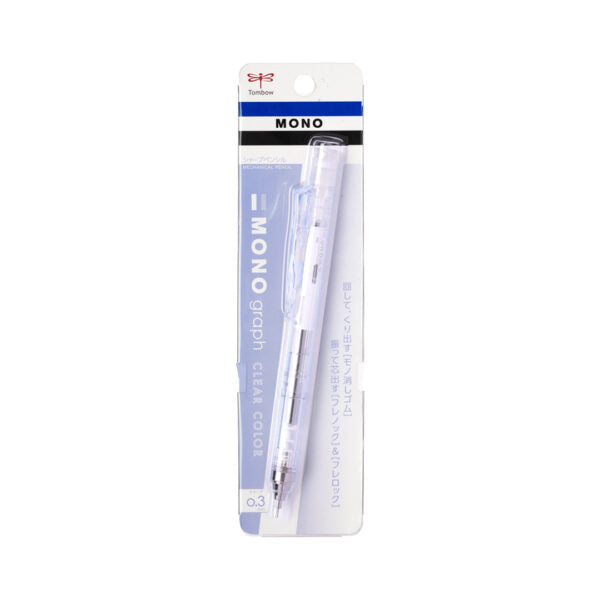 Tombow Mono Graph Clear Color Mechanical Pencil 0.3mm and 0.5mm Drafting - Retail Maharaj